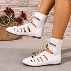 Spring and summer women's elegant commuting round-toe shoes