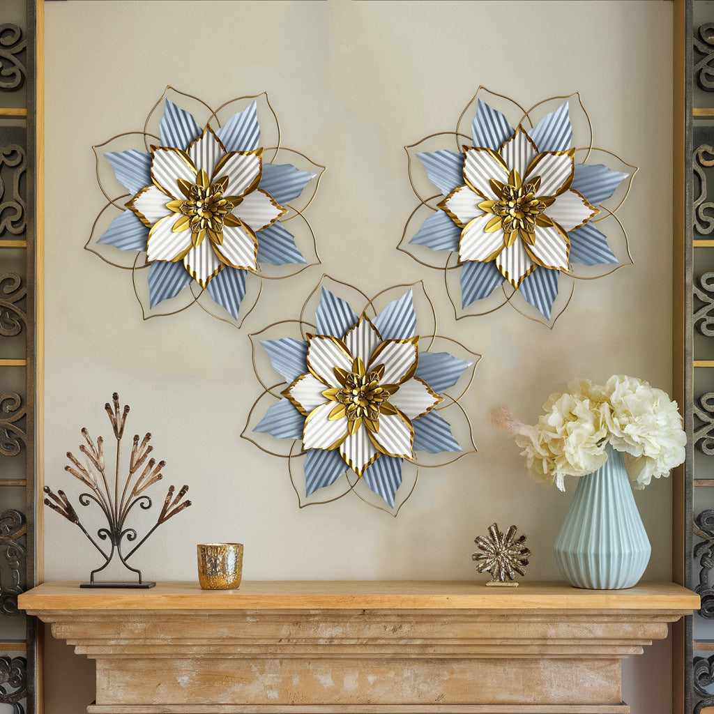 Iron decorative four-layer petal decorative