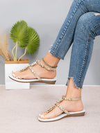 The new summer fairy style for women is suitable for matching skirts and flat sandals