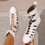 Spring and summer women's elegant commuting round-toe shoes