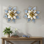 Iron decorative four-layer petal decorative