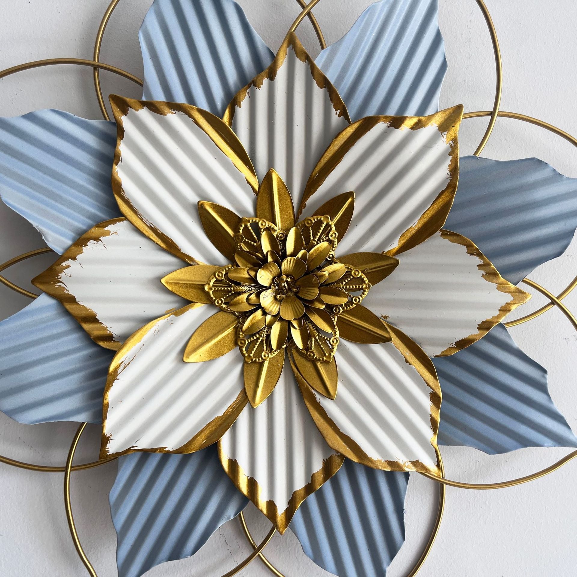 Iron decorative four-layer petal decorative