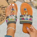 2026 ethnic style women’s flat sandals