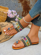 2026 ethnic style women’s flat sandals