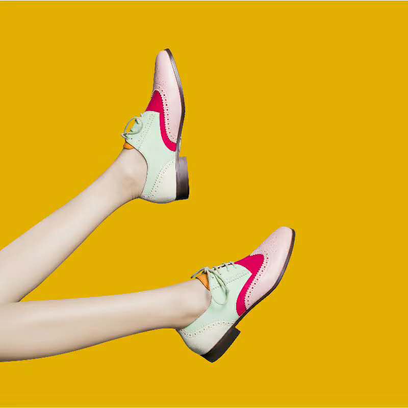 Colorful casual women's shoes