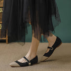 New design single thread buckle casual women's shoes